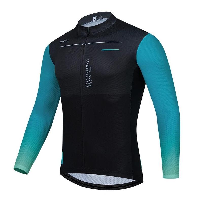 Jaqueta De Ciclismo Masculina De Manga Longa Raudax MTB, Jersey De